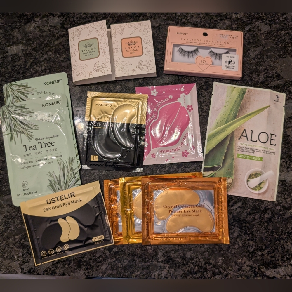 Assorted Skincare and Beauty Masks